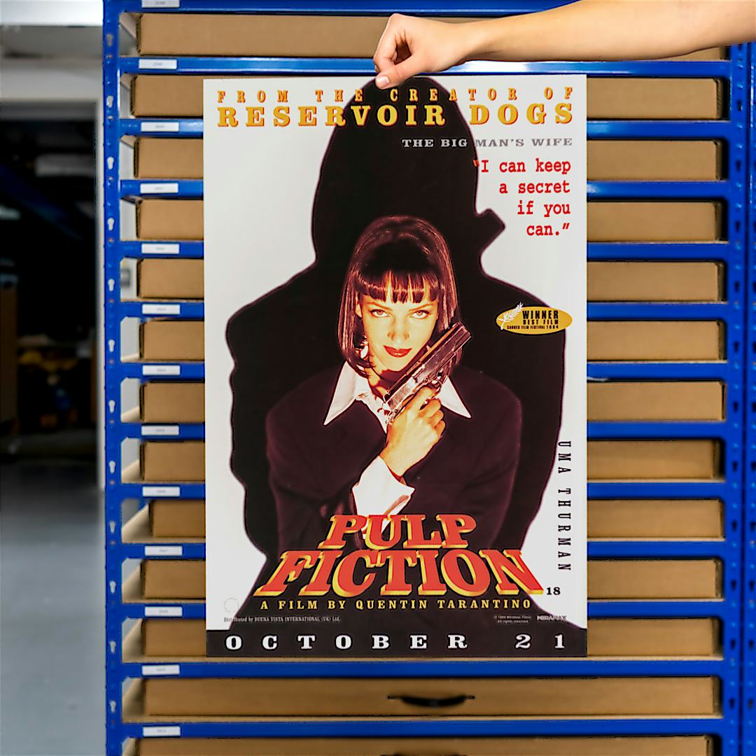 Pulp Fiction Japanese Press movie poster - illustraction Gallery