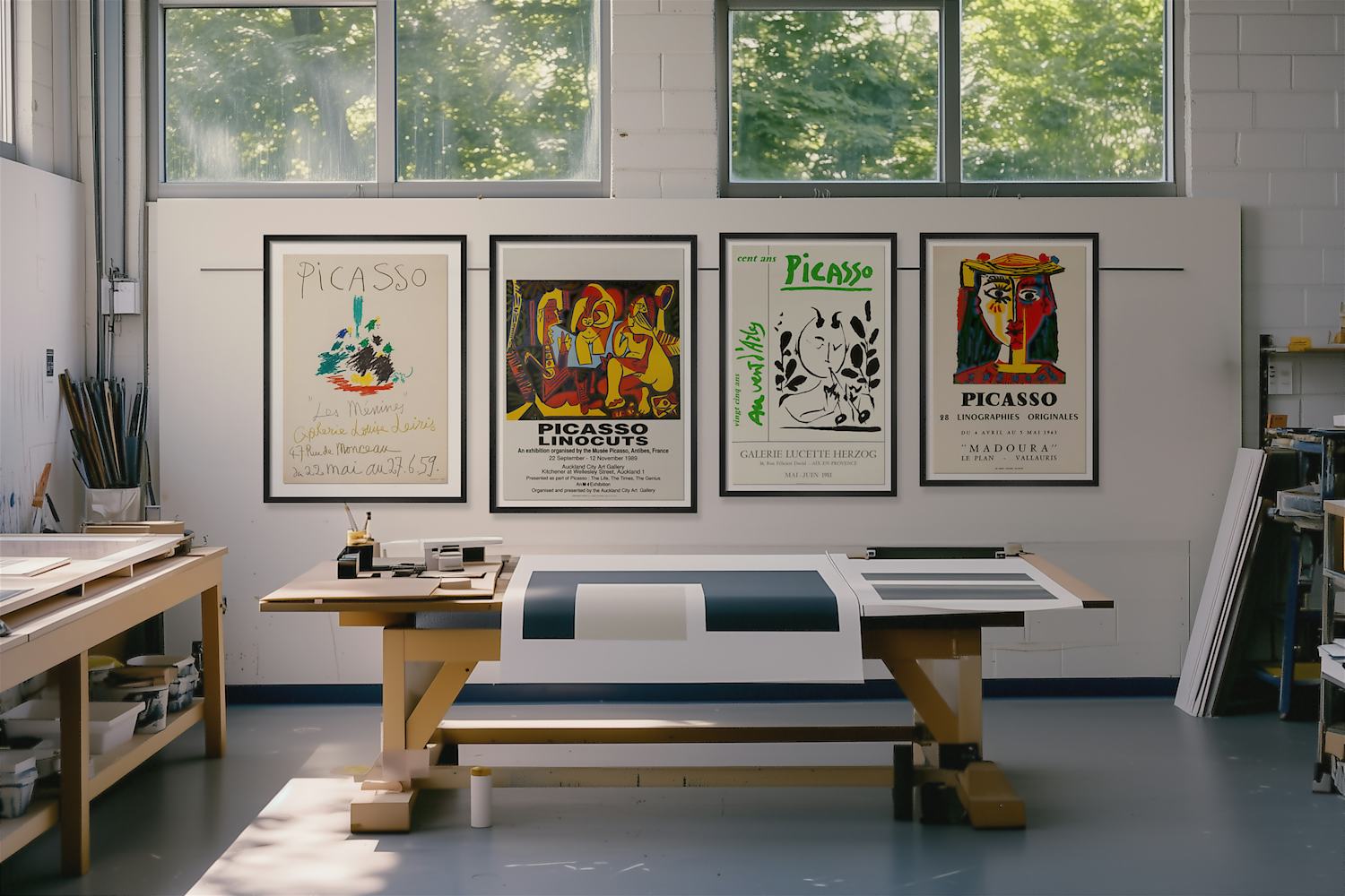 PABLO PICASSO AFFICHE 1992 Vallauris 13.ième Biennale Madoura EUR 220 PABLO PICASSO AFFICHE 1992 Vallauris 13.ième Biennale Madoura EUR 220